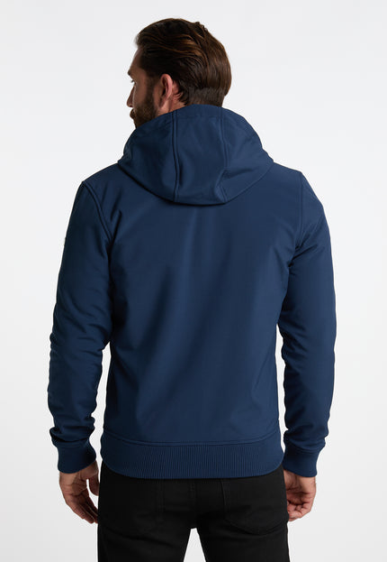 Męska bluza typu softshell Dreimaster morska