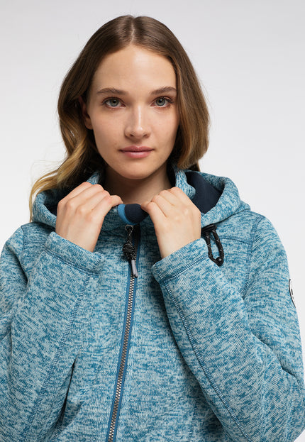 Schmuddelwedda Damen Strickfleece Mantel