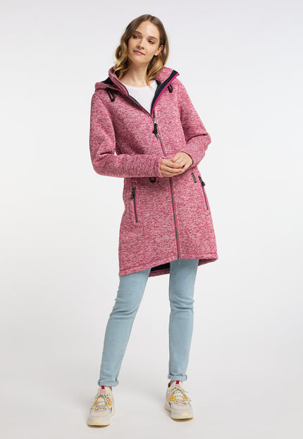 Schmuddelwedda Damen Strickfleece Mantel