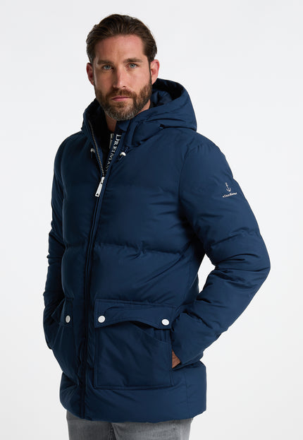 Dreimaster maritim Men's Winter Jacket With Padding