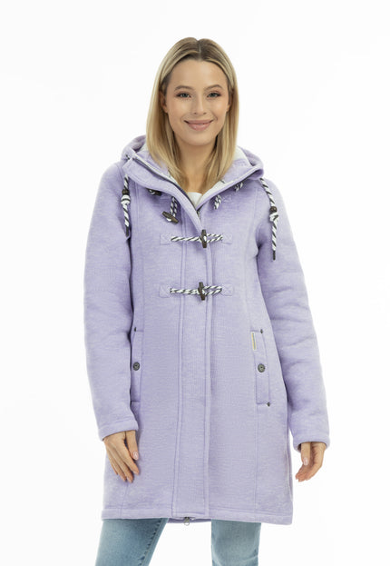 Schmuddelwedda Damski Sweter Fleece Duffle Coat