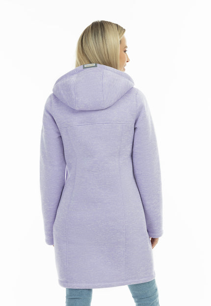 Schmuddelwedda Damski Sweter Fleece Duffle Coat