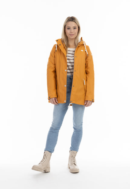 Schmuddelwedda Women's Rain Jacket With Faux Fur Lining