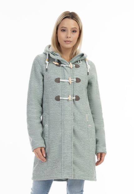 Schmuddelwedda Women's Knit Fleece Duffle Coat