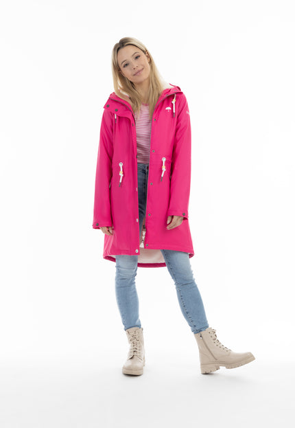 Schmuddelwedda Women's Rain Jacket With Faux Fur Lining