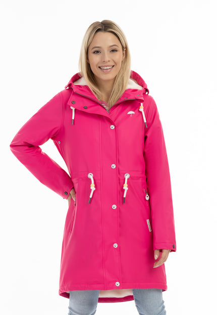 Schmuddelwedda Women's Rain Jacket With Faux Fur Lining