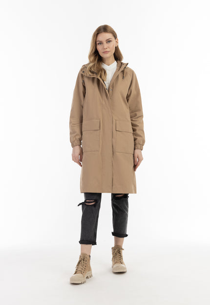 Dreimaster Vintage Damen-Parka aus leichter Baumwolle