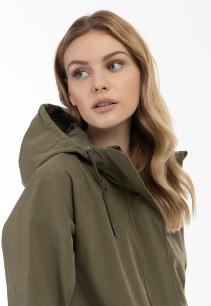 Dreimaster Vintage Damen-Parka aus leichter Baumwolle