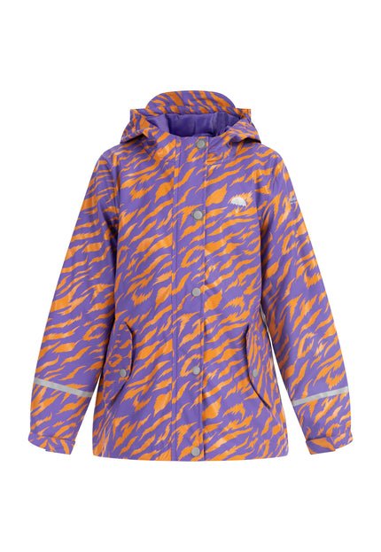 Schmuddelwedda Regenjacke mit Print für Mädchen