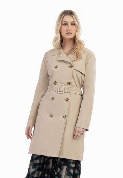 DreiMaster Klassik Women's Classic Trench Coat