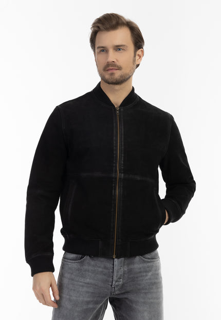 Dreimaster Vintage Herren Lederjacke