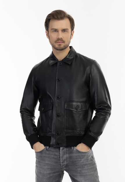 Dreimaster Vintage Men's Leather Jacket