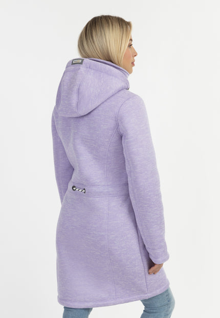 Schmuddelwedda Damen Strickfleece Mantel