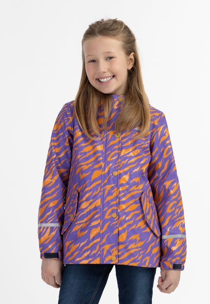 Schmuddelwedda Regenjacke mit Print für Mädchen