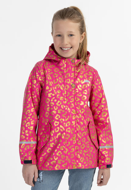 Schmuddelwedda Regenjacke mit Print für Mädchen