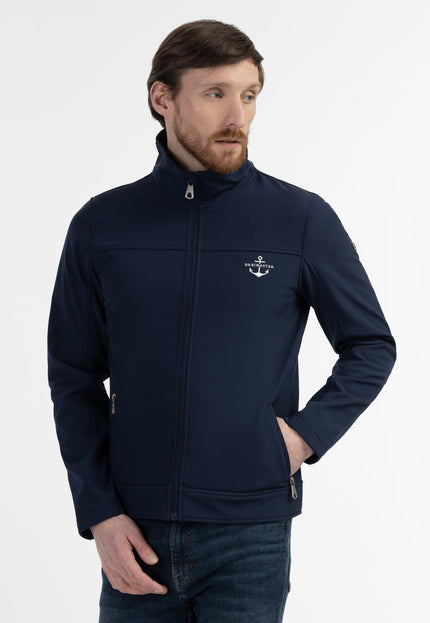 Dreimaster Maritim Men's Softshell Jacket - Recycled Material