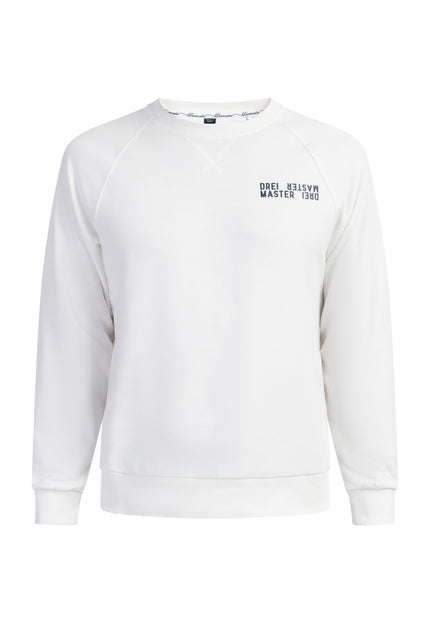 Dreimaster Maritim Herren-Sweatshirt mit Rundhalsausschnitt