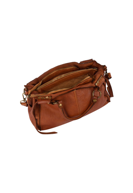 Dreimaster Vintage Damen Lederhandtasche