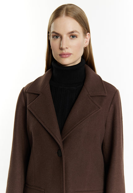 Dreimaster Klassik Women's Transitional Jacket In A Wool Look