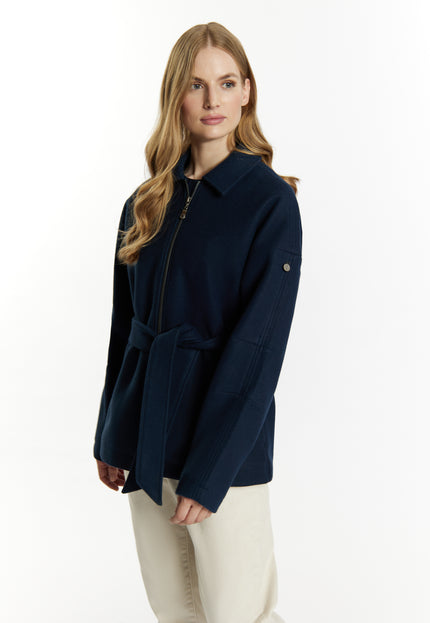 Dreimaster Vintage Women's Transitional Jacket In A Wool Look