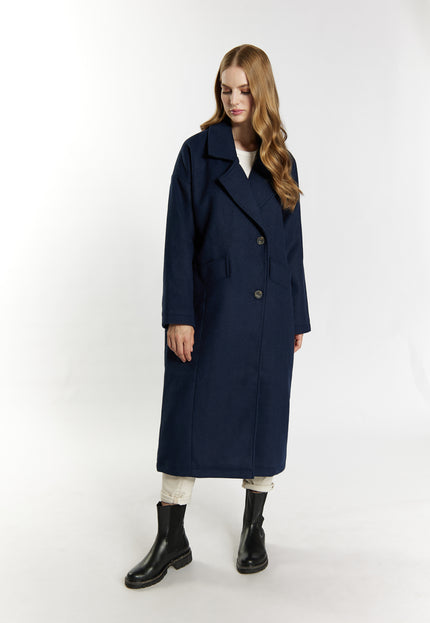 DreiMaster Vintage Women's Transitional Coat Made Of Wool Blend