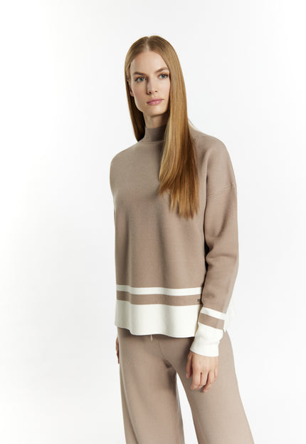 Dreimaster klassischer Damen-Strickpullover