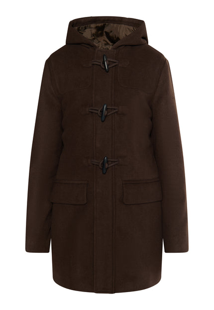 Dreimaster Klassik Men's Transitional Coat Made Of Wool Blend