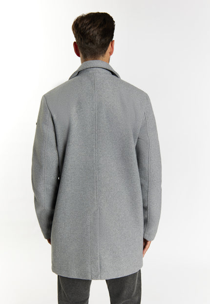 Dreimaster Vintage Men's Short Wool Blend Coat