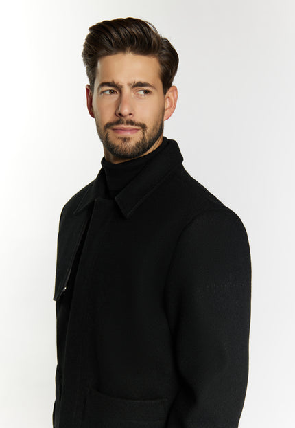 Dreimaster Klassik Men's Transitional Jacket In A Wool Look