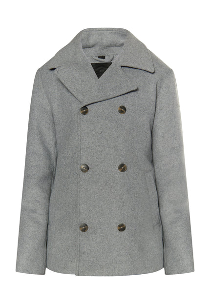 Dreimaster Klassik Men's Wool Blend Pea Coat