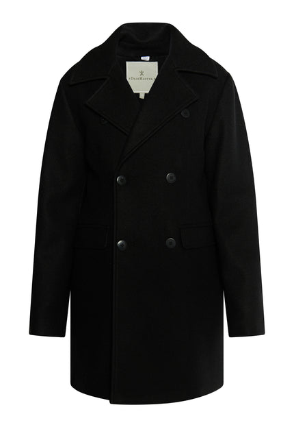 DreiMaster Klassik Men's Transitional Coat In A Wool Look