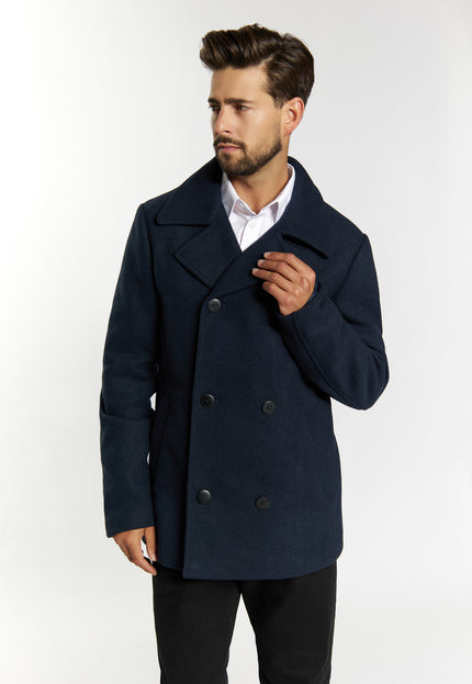 DreiMaster Klassik Men's Wool Blend Pea Coat