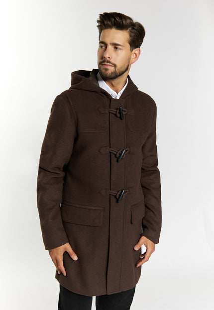 Dreimaster Klassik Men's Transitional Coat Made Of Wool Blend