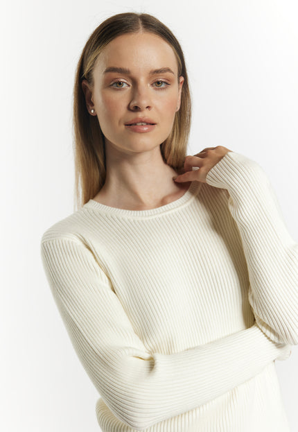 Dreimaster klassischer Damen-Strickpullover