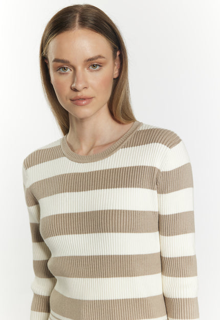 Dreimaster klassischer Damen-Strickpullover