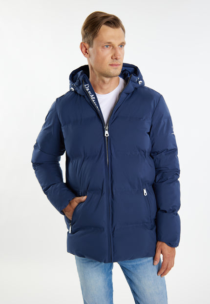 Dreimaster Maritim Men's Winter Jacket With Padding