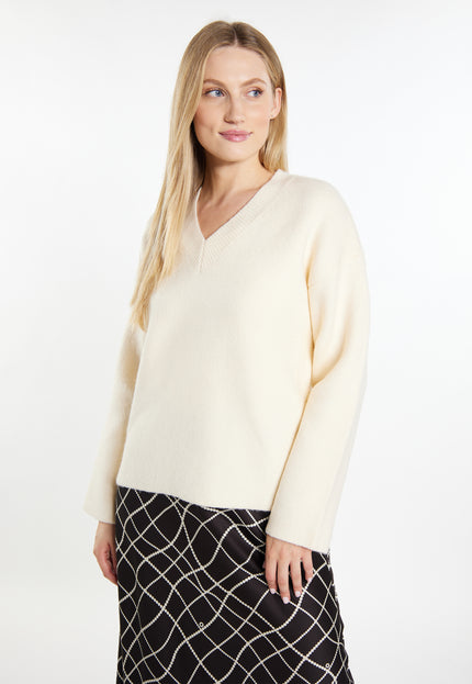 Dreimaster klassischer Damen-Strickpullover