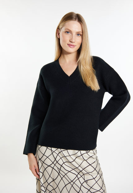 Dreimaster klassischer Damen-Strickpullover