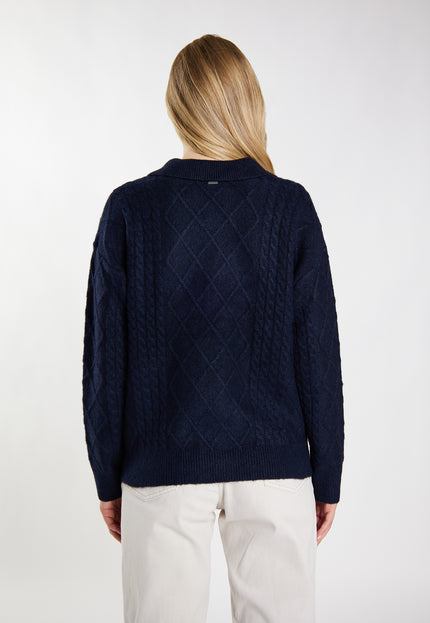 Dreimaster Vintage Damen Strickpullover