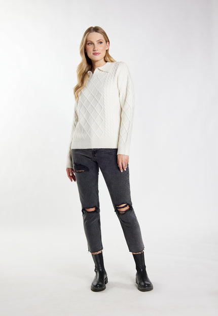 Dreimaster Vintage Damen Strickpullover