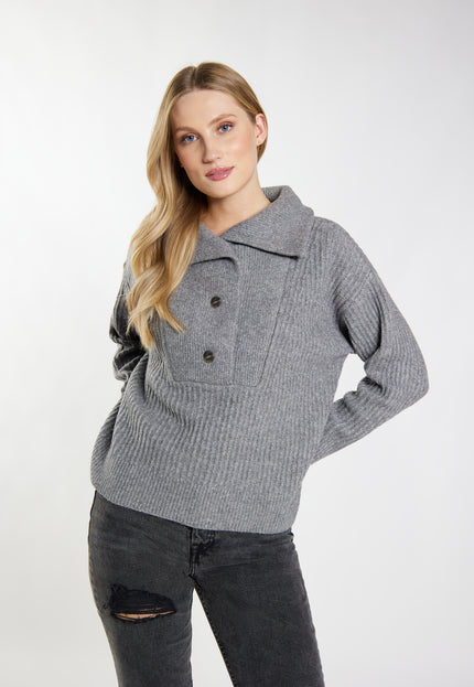 Dreimaster Vintage Damen Strickpullover