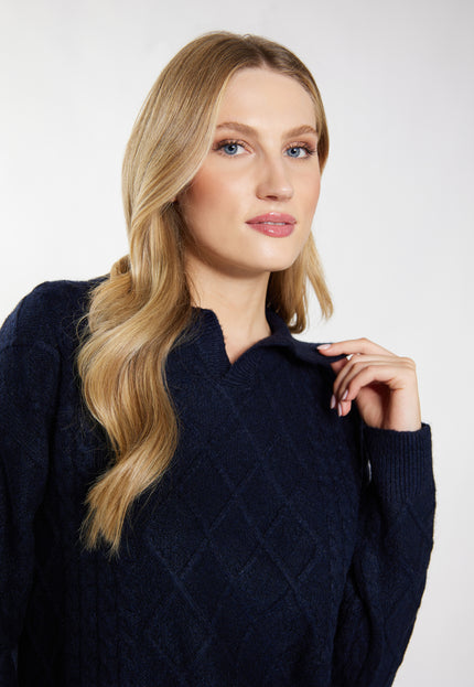 Dreimaster Vintage Damen Strickpullover