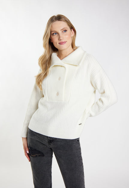 Dreimaster Vintage Damen Strickpullover