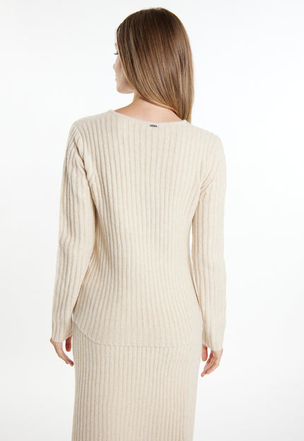 Dreimaster klassischer Damen-Strickpullover