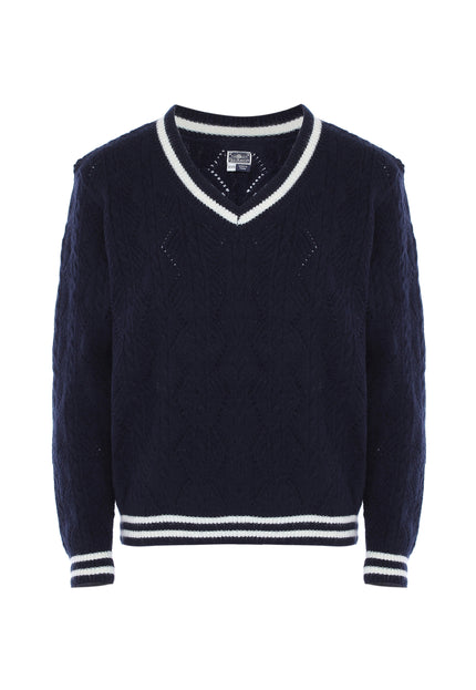 Dreimaster maritimer Damenpullover