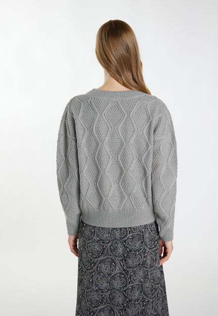 Dreimaster Vintage Damen Strickpullover