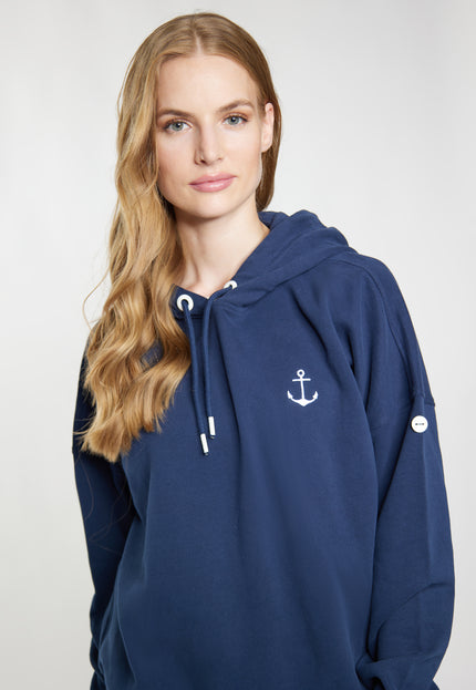 Dreimaster Maritim Damen Hoodie + Einkaufstasche - Set