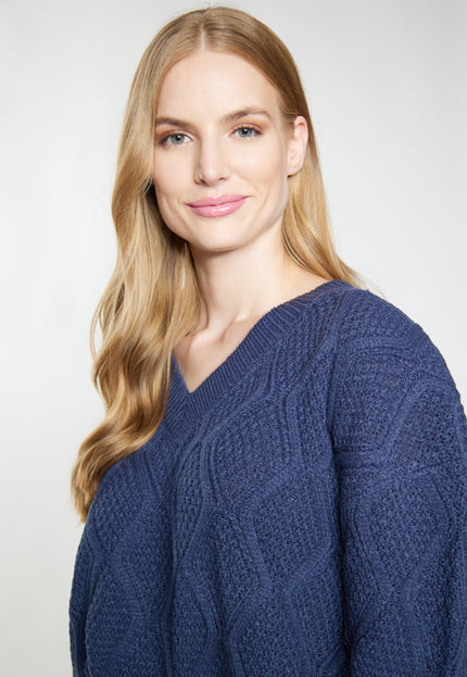 Dreimaster Vintage Damen Strickpullover