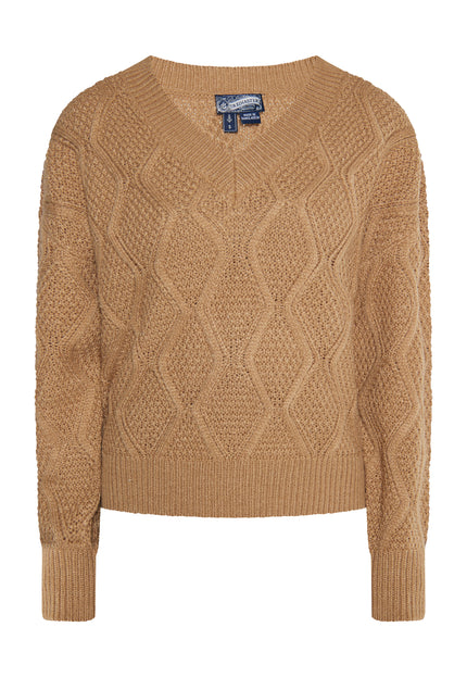 Dreimaster Vintage Damen Strickpullover