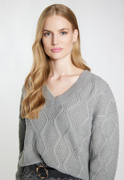 Dreimaster Vintage Damen Strickpullover